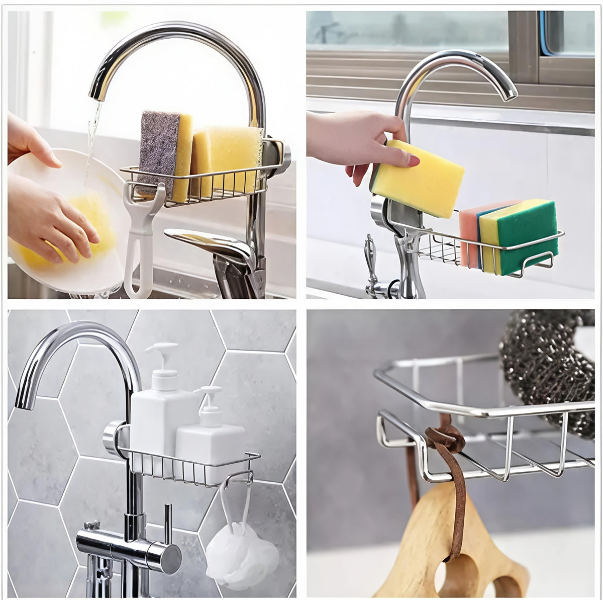 Multi-Purpose Kitchen Sink Organizer – Modern Space Saver