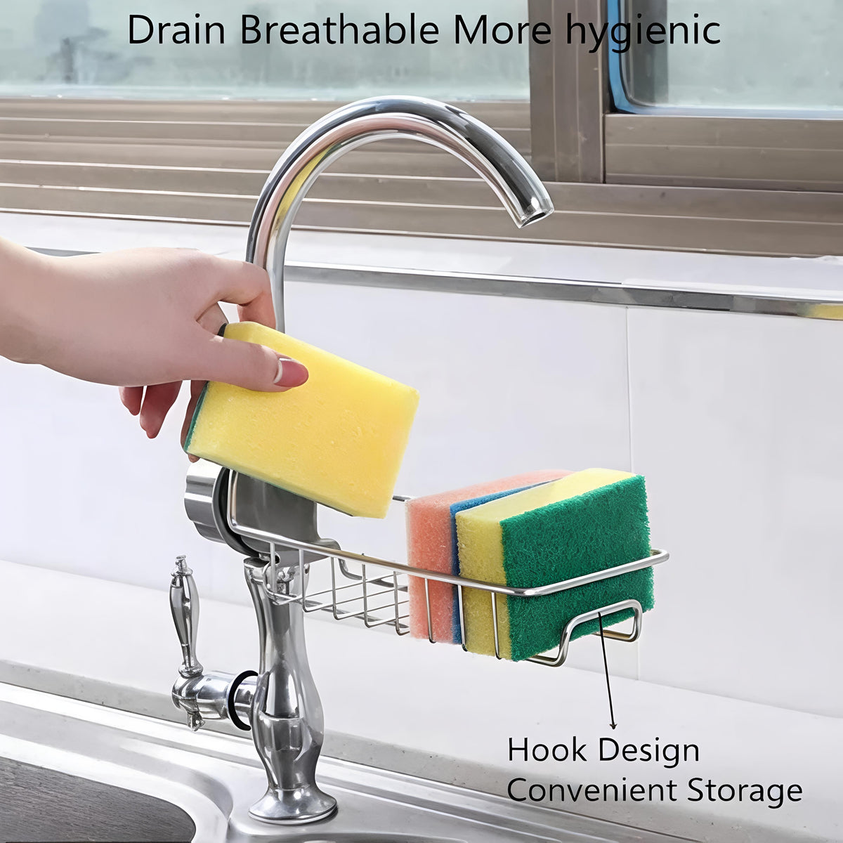 Multi-Purpose Kitchen Sink Organizer – Modern Space Saver
